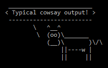 cowsay